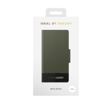 iPhone 13 iDeal Of Sweden dėklas Unity Wallet Metal Woods 5