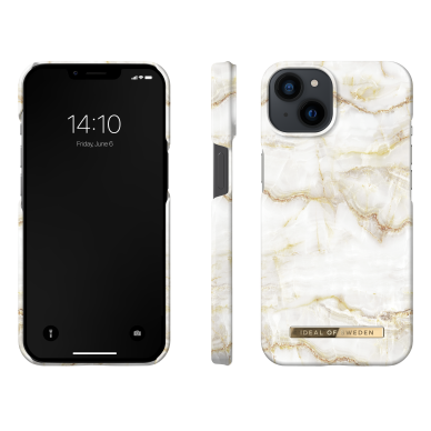 iPhone 13 iDeal Of Sweden nugarėlė Golden Pearl Marble 2