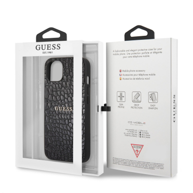 iPhone 13 juoda GUESS nugarėlė GUHCP13MPCRBBK 7
