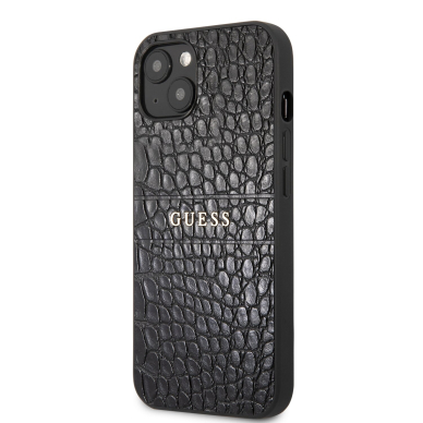 iPhone 13 juoda GUESS nugarėlė GUHCP13MPCRBBK 2