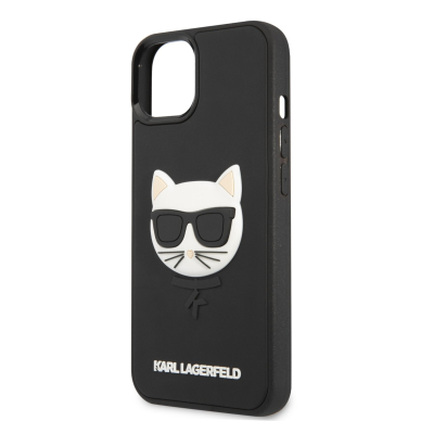 iPhone 13 juoda KARL LAGERFELD nugarėlė KLHCP13MCH3DBK 5