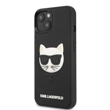 iPhone 13 juoda KARL LAGERFELD nugarėlė KLHCP13MCH3DBK 2