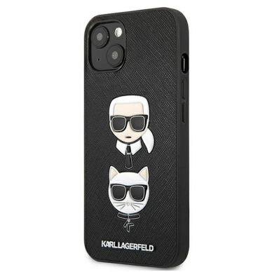 iPhone 13 juoda KARL LAGERFELD nugarėlė KLHCP13MSAKICKCBK 2