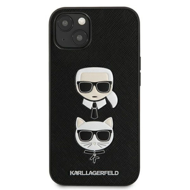 iPhone 13 juoda KARL LAGERFELD nugarėlė KLHCP13MSAKICKCBK 3