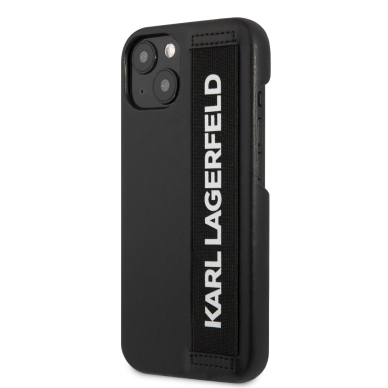 iPhone 13 juoda KARL LAGERFELD nugarėlė KLHCP13MSTKLBK 2