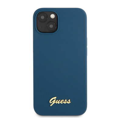 iPhone 13 mėlyna GUESS nugarėlė GUHCP13MLSLMGBL