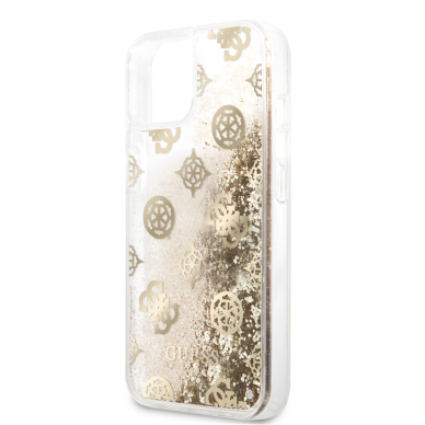 iPhone 13 MINI aukso sp. water GUESS nugarėlė GUHCP13SLGPEGO 5
