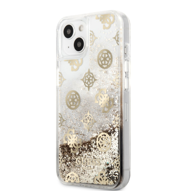 iPhone 13 MINI aukso sp. water GUESS nugarėlė GUHCP13SLGPEGO 3