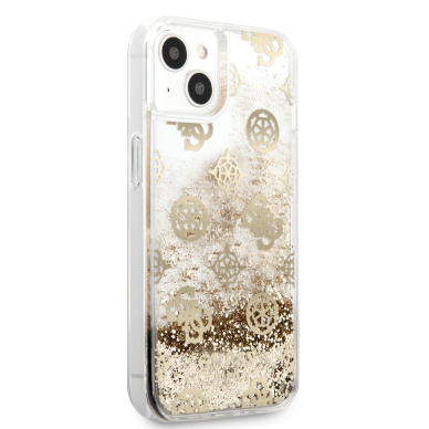 iPhone 13 MINI aukso sp. water GUESS nugarėlė GUHCP13SLGPEGO 4