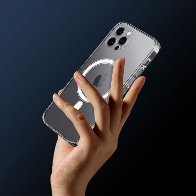 iPhone 13 MINI clear MagSilicone nugarėlė 1