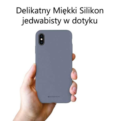 iPhone 13 MINI grey blue MERCURY SILICONE nugarėlė 2