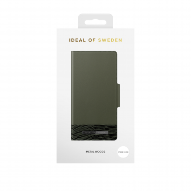 iPhone 13 MINI iDeal Of Sweden dėklas Unity Wallet Metal Woods 1