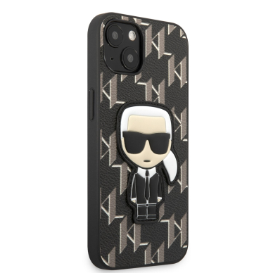 iPhone 13 MINI juoda KARL LAGERFELD nugarėlė KLHCP13SPMNIKBK 4
