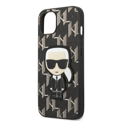 iPhone 13 MINI juoda KARL LAGERFELD nugarėlė KLHCP13SPMNIKBK 5