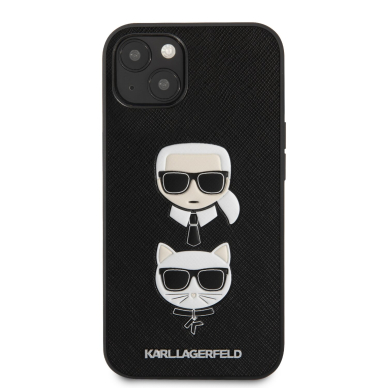iPhone 13 MINI juoda KARL LAGERFELD nugarėlė KLHCP13SSAKICKCBK 2