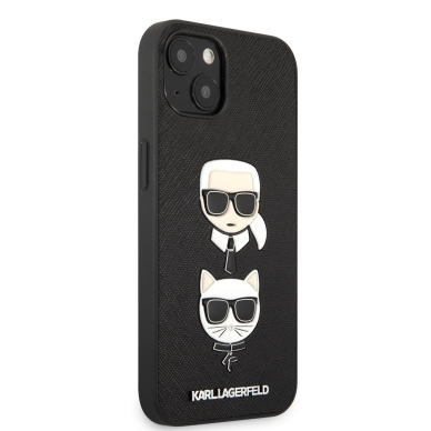 iPhone 13 MINI juoda KARL LAGERFELD nugarėlė KLHCP13SSAKICKCBK 4