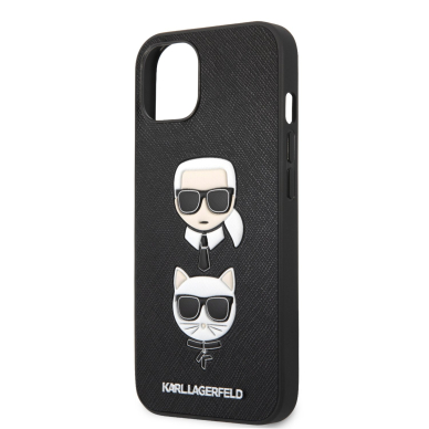 iPhone 13 MINI juoda KARL LAGERFELD nugarėlė KLHCP13SSAKICKCBK 5