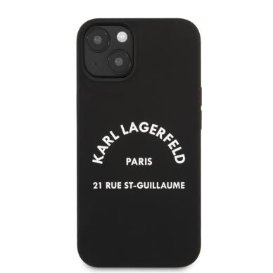 iPhone 13 MINI juoda KARL LAGERFELD nugarėlė KLHCP13SSLSGRBK 2