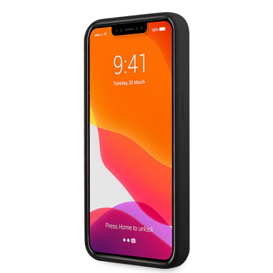 iPhone 13 MINI juoda KARL LAGERFELD nugarėlė KLHCP13SSLSGRBK 1