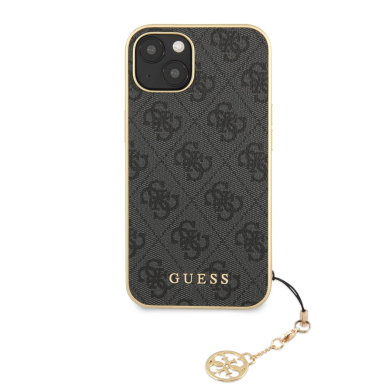 iPhone 13 MINI pilka GUESS nugarėlė GUHCP13SGF4GGR 2