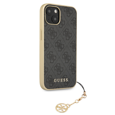 iPhone 13 MINI pilka GUESS nugarėlė GUHCP13SGF4GGR 4