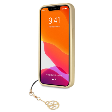 iPhone 13 MINI pilka GUESS nugarėlė GUHCP13SGF4GGR 1