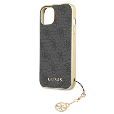 iPhone 13 MINI pilka GUESS nugarėlė GUHCP13SGF4GGR 5