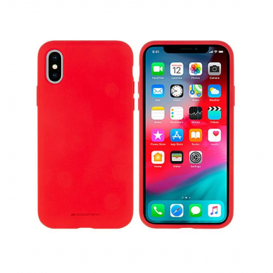 iPhone 13 MINI red MERCURY SILICONE nugarėlė 1