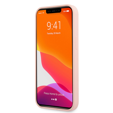 iPhone 13 MINI šv. rožinė GUESS nugarėlė GUHCP13SLSLMGLP 1