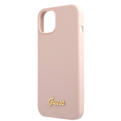 iPhone 13 MINI šv. rožinė GUESS nugarėlė GUHCP13SLSLMGLP 4