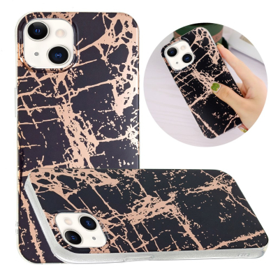 iPhone 13 MINI Tracy nugarėlė Black&Gold Marble 3