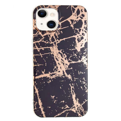 iPhone 13 MINI Tracy nugarėlė Black&Gold Marble