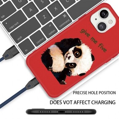 iPhone 13 MINI Tracy nugarėlė raudona Cute Panda 1