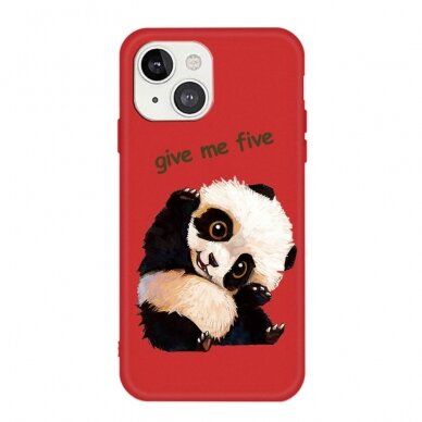 iPhone 13 MINI Tracy nugarėlė raudona Cute Panda