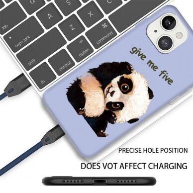 iPhone 13 MINI Tracy nugarėlė violetinė Cute Panda 1