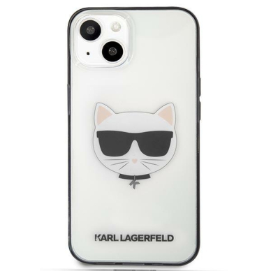 iPhone 13 MINI Transparent KARL LAGERFELD Choupette nugarėlė 2