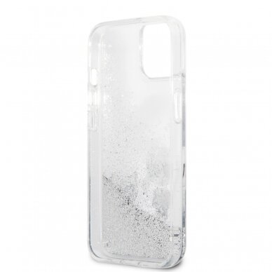iPhone 13 MINI water sidabro spalvos KARL LAGERFELD nugarėlė KLHCP13SGKCS 6
