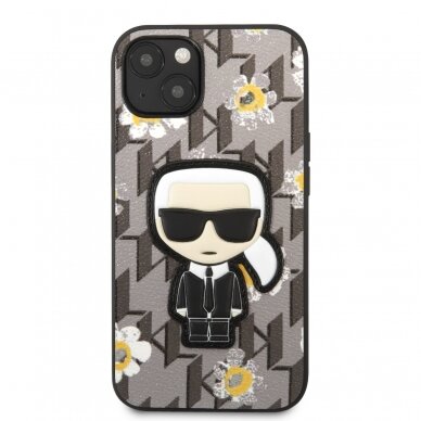 iPhone 13 pilka KARL LAGERFELD nugarėlė KLHCP13MPMNFIK1 3