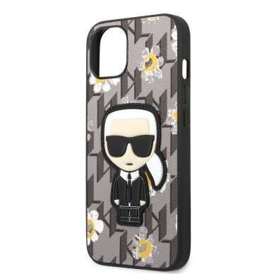 iPhone 13 pilka KARL LAGERFELD nugarėlė KLHCP13MPMNFIK1 5