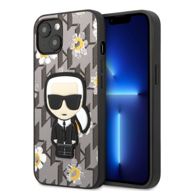 iPhone 13 pilka KARL LAGERFELD nugarėlė KLHCP13MPMNFIK1