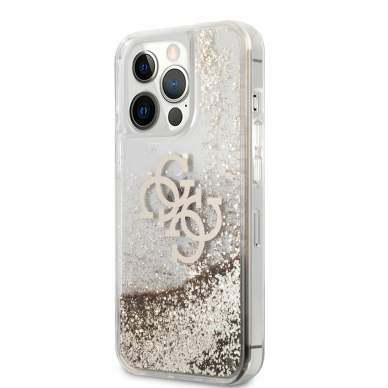 iPhone 13 PRO aukso spalvos GUESS nugarėlė GUHCP13LLG4GGO 2