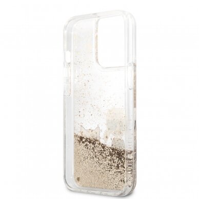 iPhone 13 PRO aukso spalvos water KARL LAGERFELD nugarėlė KLHCP13LGKCD 6