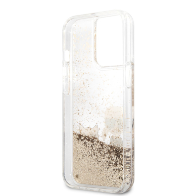 iPhone 13 PRO aukso spalvos water KARL LAGERFELD nugarėlė KLHCP13LGKCD 6