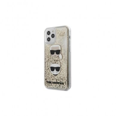 iPhone 13 PRO aukso spalvos water KARL LAGERFELD nugarėlė KLHCP13LGKCD 8