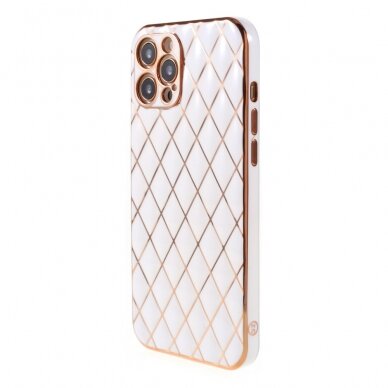 iPhone 13 PRO balta SULADA RHOMBUS nugarėlė 2