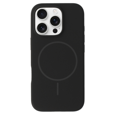 iPhone 13 PRO black SLIM SILICONE MagSafe nugarėlė 1