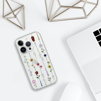iPhone 13 PRO clear Flower nugarėlė Design4 5