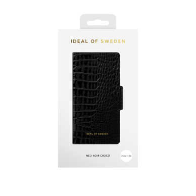 iPhone 13 PRO iDeal Of Sweden dėklas Neo Noir Croco 1