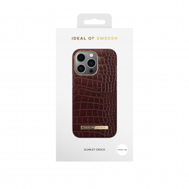 iPhone 13 PRO iDeal Of Sweden nugarėlė Scarlet Croco 2