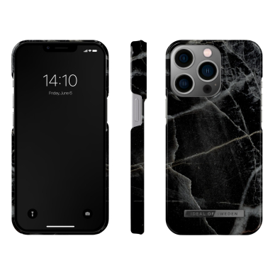 iPhone 13 PRO iDeal Of Sweden MagSafe nugarėlė Black Thunder Marble 1